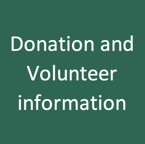 Donation and Volunteer Information