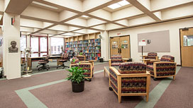 Photo of Reference Reading Alcove in Lane Library