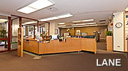 Photo of Lane Library User Service Desk