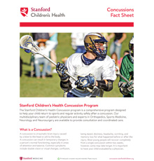 Download Concussions Fact Sheet