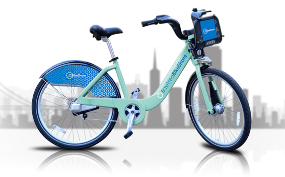 photo of bike share bicycle