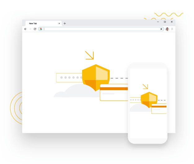 Chrome browser illustration